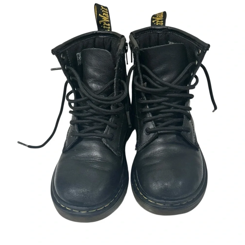 Dr. Martens 1460 Pascal Zip Combat Boots, Leather, Preschool Size 13